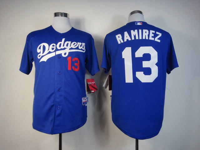 Men Los Angeles Dodgers 13 Ramirez Blue MLB Jerseys